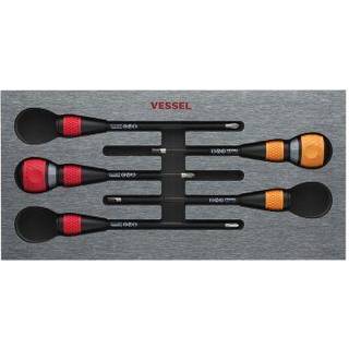 Fart?jskugle Grip Ratchet skruetr?kker (5 stk. S?t i EVA FOAM #2)