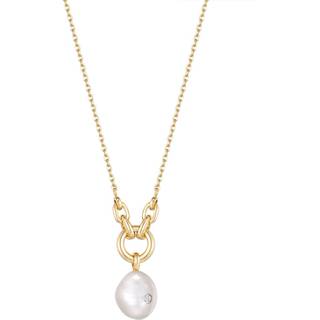 ANIA HAIE N043-03G Pearl Power Damen Halskette, verstellbar