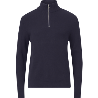 ONLY & SONS PHIL COTTON HALF ZIP KNIT Dark Navy