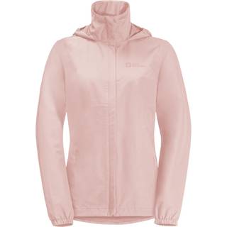 Jack Wolfskin Women's Stormy Point 2-Layer Jacket Rose Smoke, L