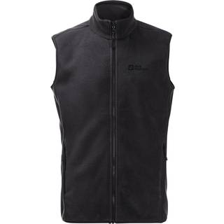 Jack Wolfskin Waldsteig Full Zip Vest Fleecevest Herrer størrelse S farve sort
