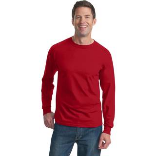 Vuxen HD Cottonong -Sleeve T -shirt - White - S (D0102H7DDAP)