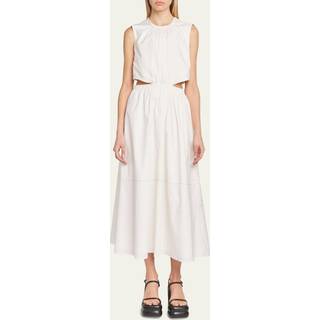Proenza Schouler White Label cutout cotton midi dress - white - XL