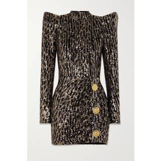 Balmain Sequined minidress - multicoloured - S