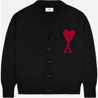 Ami Paris Ami De CÅur virgin wool cardigan - black - EU 54