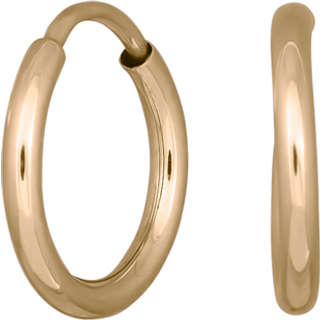 Siersbøl - Guld creoler Ø8 i 8-14kt. guld