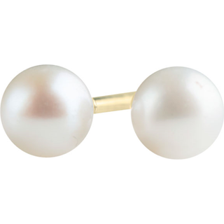Siersbøl - Perle ørestikker i 8kt. guld (Ø4-7mm)