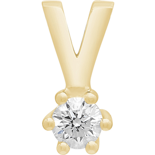 Afrodite 14 kt. guld diamantvedhæng på 0,10 ct