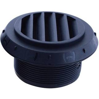 Udstødning til dieselvarmer Webasto, åben, 45º, Ø60 mm, passer AIR Top 2000STC, plast, sort