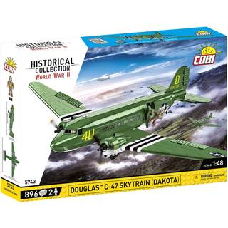 Douglas C-47 Skytrain Dakota Cobi Byggeklodser World War II 5743