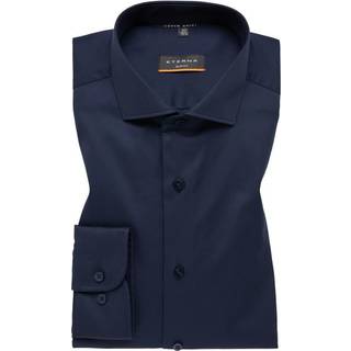 Eterna Cover Skjorte Slim Navy - 43