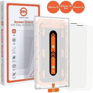 Mobile Origin Screen Guard iPhone 16e/14/13/13 Pro with easy applicator 2 pack