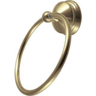 Kingston messing ba1164bb vintage håndklæde ring børstet messing