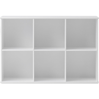 Oliver Furniture Wood Hyllenhet 3x2 Horizontal W. Support White - Bogstativer og opbevaring af bøger Mdf Hvid - 041325