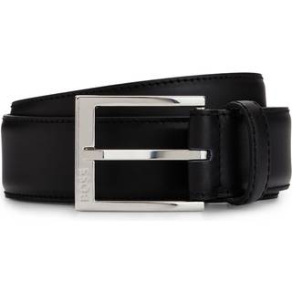BOSS Black Herren Gürtel schwarz Glattleder