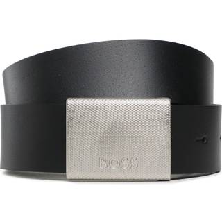 BOSS 50491894-001 Herrengürtel Leder Schwarz Jep