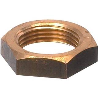 Kontramøtrik til bordgennemføring Guidi Lock nut, messing, passer til 1/4" G (BSP)