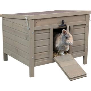 Trixie Smådyrshus i lakeret fyrretræ 60x47x50cm egnet til kaniner