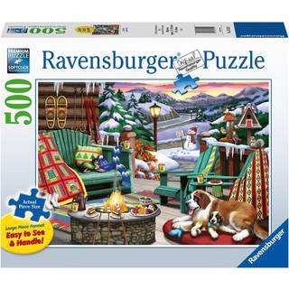 Ravensburger APRS hele dagen Jigsaw -puslespil - 500 stykker | Storformat | Unik softclick -sammenlåsteknologi | Perfekt til familie sjov og afsl