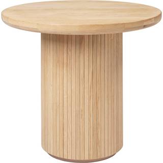 Gubi Moon Loungebord Rundt Ø60 x H55 Cm Massiv - Sidebord & Aflastningsbord Sæbebehandlet Eg - 10052573