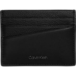Calvin Klein Diagonal Kortholder Sort 6 Kort