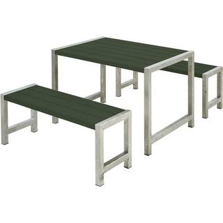 Plus Cafe Plankesæt L. 127 cm, Grøn