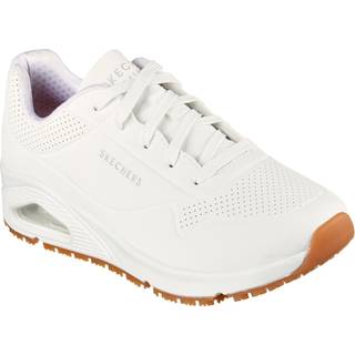 Skechers Skechers White Womens Uno Slip Resistant Work Trainers