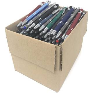 5 pund kasse med diverse forkert aftrykket metal udtr?kkeligt kuglepunkt - bulk forkert trykt penne stylus tip komfort greb engros kontor hjemmes