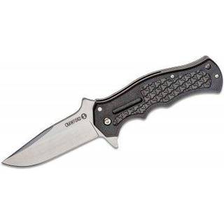 Crawford Model 1 Linerlock foldekniv, sort
