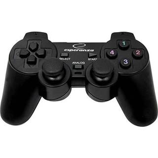 Esperanza WARRIOR PlayStation 3 controller med kabel. Sort.