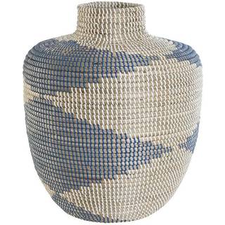 Vase DKD Home Decor Blå Natur Middelhavet 40 x 40 x 48 cm
