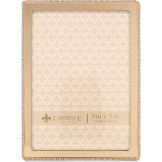 Lawrence Frames 714057 5x7 Gold Metal Classic perle -billedramme
