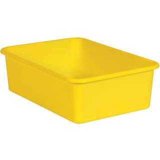L?rer skabte ressourcer gul stor plastopbevaringsbakke