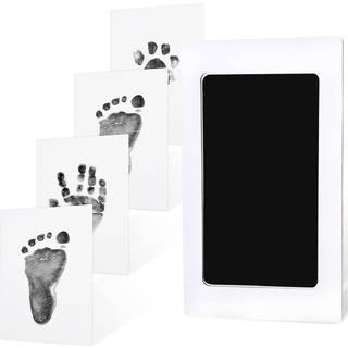 1 -pakke bl?kfri h?nd- og fodaftrykss?t - bl?kpude til babyh?nd og fodaftryk - hundekit print kit hund n?se print kit - baby fodaftrykkit rent be
