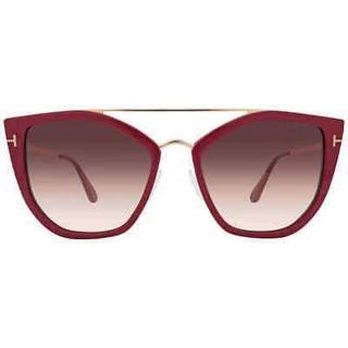 Tom Ford FT0648 DAHLIA-02 75G 55 Solbriller Kvinder Burgunder - Burgundy - 55mm