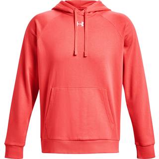 Sweatshirt med hætte Under Armour UA Rival Fleece Hoodie-RED 1379757-690 Størrelse S