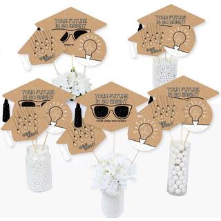 Stor prik af lykke Bright Future - Graduation Party Centerpiece Sticks - Table Toppers - S?t p? 15
