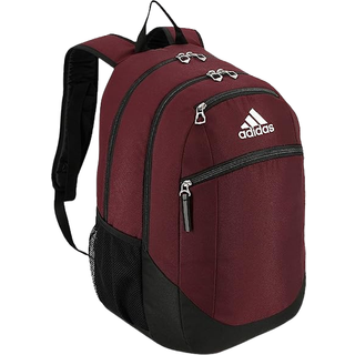 adidas Striker 2-rygsæk - Team vinrød/sort/hvid, Fire udvendige lynlåslommer og indre organisering, Alsidig hele dagen