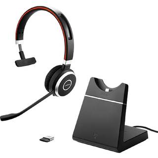 Jabra Evolve 65 Headset Kabel & trådløs Kontor/Callcenter Micro-USB Bluetooth Sort