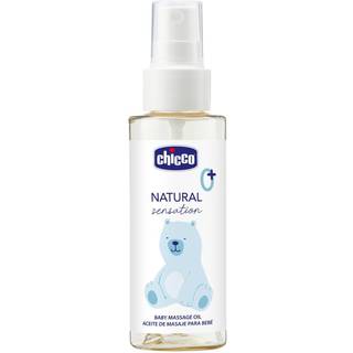 Chicco Natural Sensation Baby Massageolie til børn fra fødslen 0+ 100 ml - 100 ml