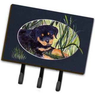"""" Caroline's Treasures SS8053TH68 Rottweiler Leash Holder eller Key Hook Large Multicolor """"