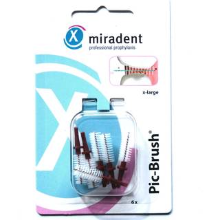 Mellemrumsbørster Miradent Pic-Brush Refills X-large BORDEAUX