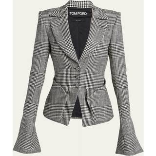 Tom Ford Checked virgin wool jacket - multicoloured - S/M