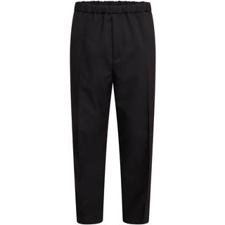 Jil Sander Regular Fit Gabardine Trousers Black
