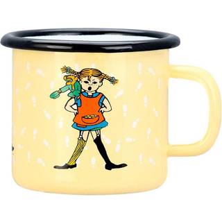 Muurla Pippi Langstrømpe emaljekrus 25 cl Footsteps