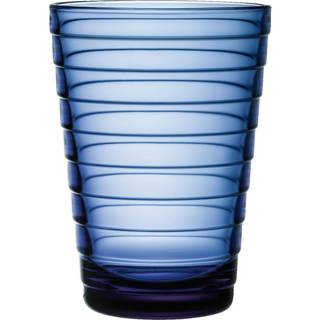Iittala Aino Aalto drikkeglas 2 stk - 33 cl Ultra marineblå