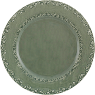 Bordallo Pinheiro Flora Middagstallerken 29 Cm - Middagstallerkner Earthenware Grå - 65030183