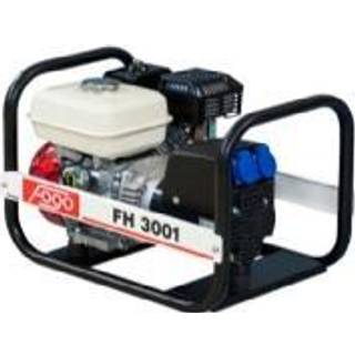 Fogo generator 230V benzin, 3,0kw, Honda motor, danske stik, FH3001