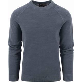 Marc O'Polo Herren Pullover blau unifarben