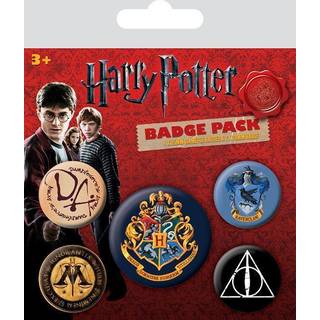 HARRY POTTER - Pack 5 Badges - Hogwarts